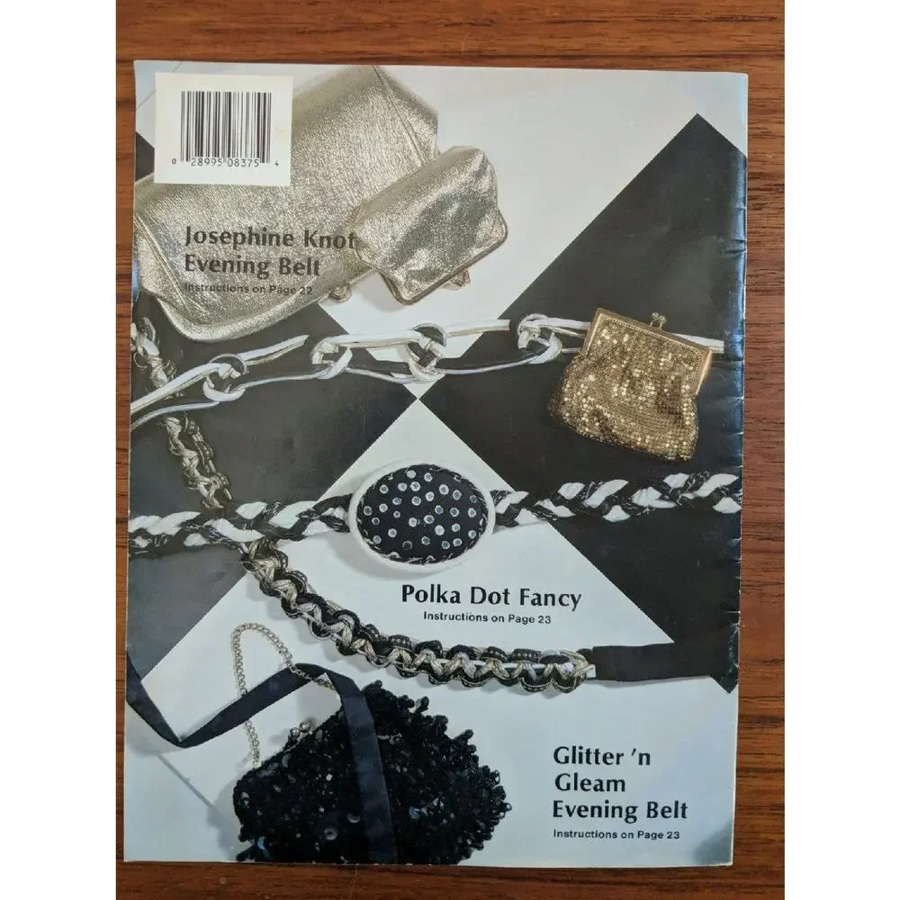 Braided Belts Fabric Cord Pattern Bk '88